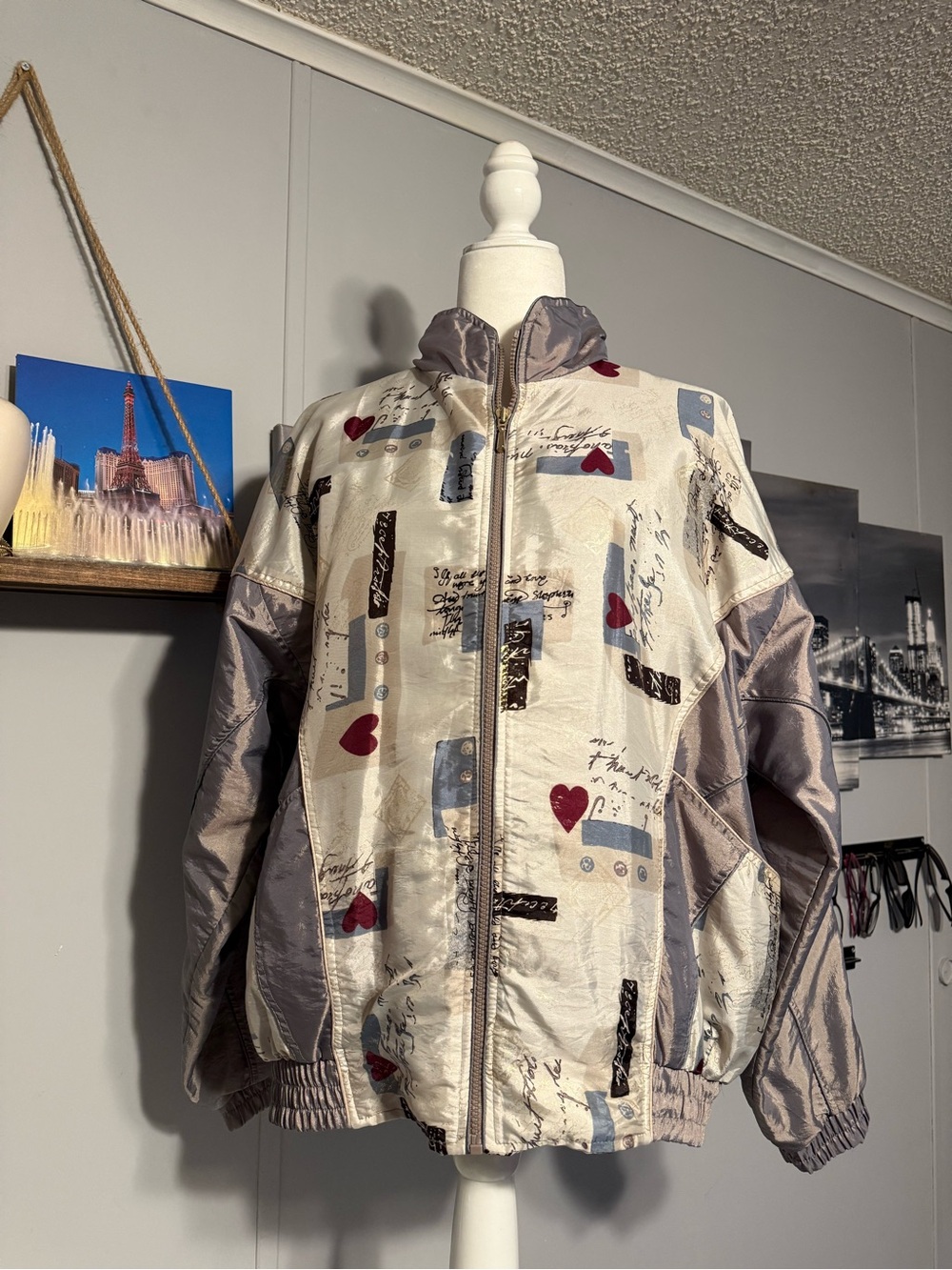 90s Westport Ltd. Retro Satin Jacket